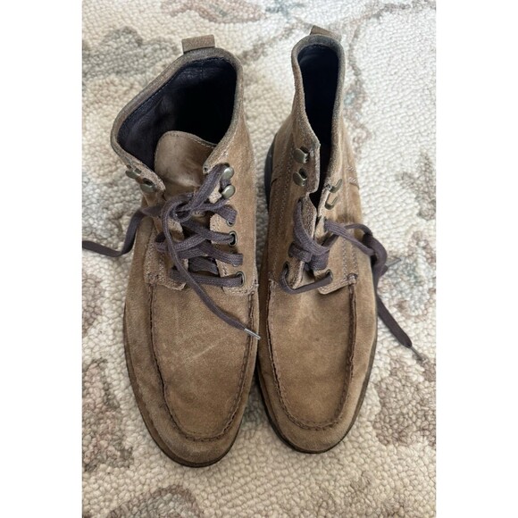Banana Republic Mens Leather Suede High Boots Mens Size 9M Tan Beige main image 6